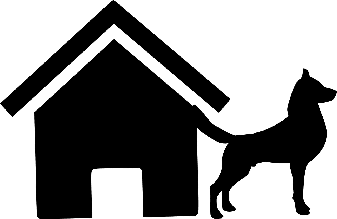 כלב ובית